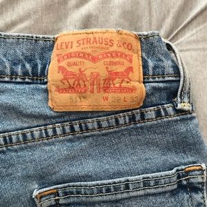 Vintage Levi’s 511 cutoff shorts